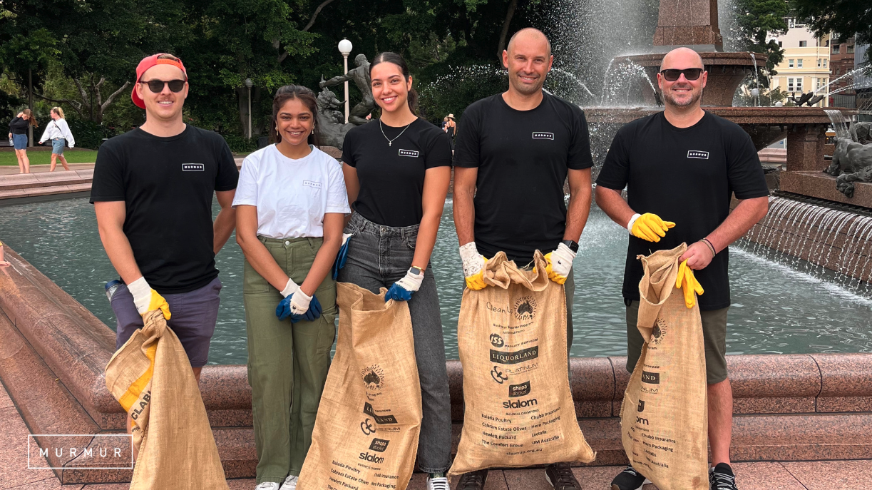 Murmur Group Contribute to Clean Up Australia Day